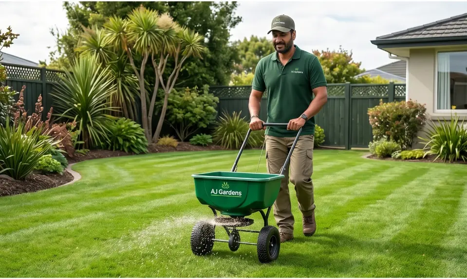 Lawn grass treatment and fertilizing in Papakura, Auckland